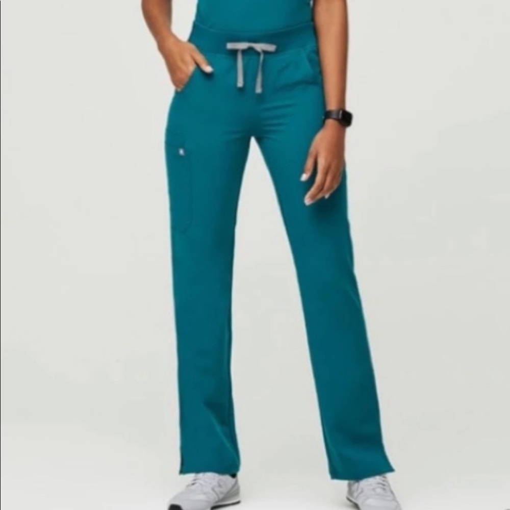 Figs Kade Scrub Pants- Pacific Blue
